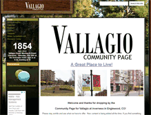 Tablet Screenshot of ourvallagio.com